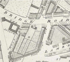 Map showing Mead Place