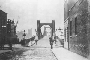 Lambeth Bridge from Millbank, 1896