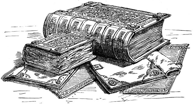 drawing of domesday book