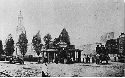 Kennington Toll Gate looking South, 1865