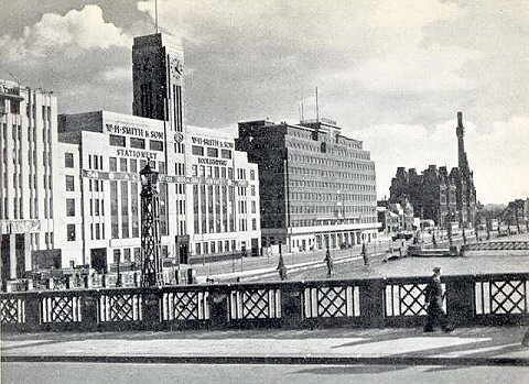 1933: the Smith's bookbinding works and stationery department opened on Albert Embankment