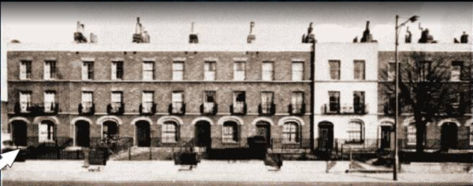 photo of terraced houses on brixton road london