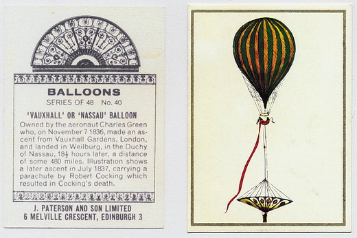 Royal Gardens,Vauxhall,Ascent of Nassau Balloon,Charles Green,London,England
